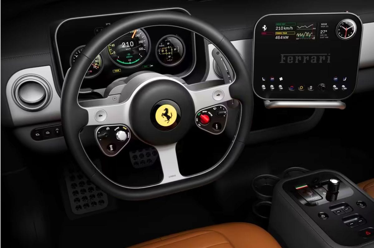 News Ferrari reveals interior of its first EV called Luce