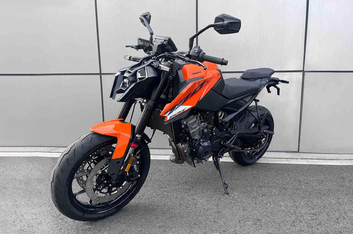 Static of new KTM 790 Duke from type approval documents