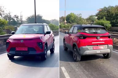 2026 Tata Punch EV facelift spied undisguised ahead of launch