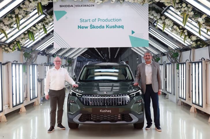 Skoda Kushaq facelift production begins in India