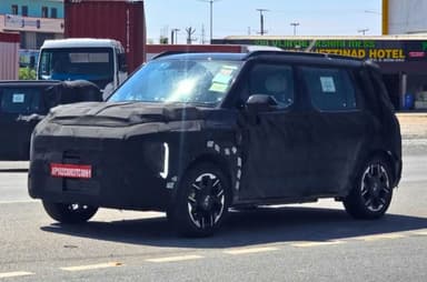 Kia Syros EV spied in India ahead of its 2026 launch