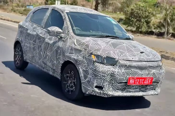 Tata Tiago EV facelift spied with new design details 