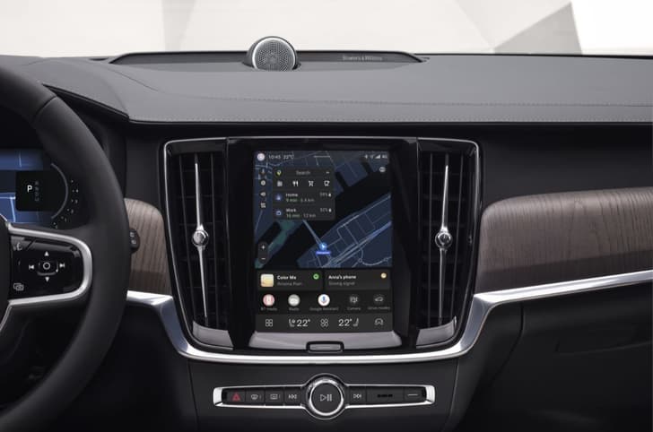 Volvo Infotainment screen