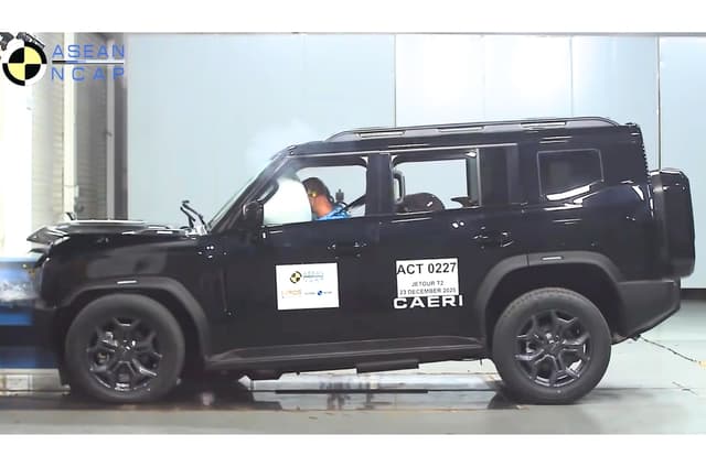 Jetour T2 gets 5 stars in ASEAN NCAP crash test