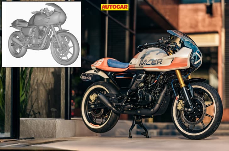 TVS Ronin Cafe Racer patented in India