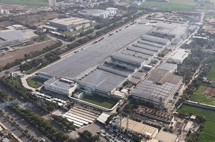 Honda plant aerial view