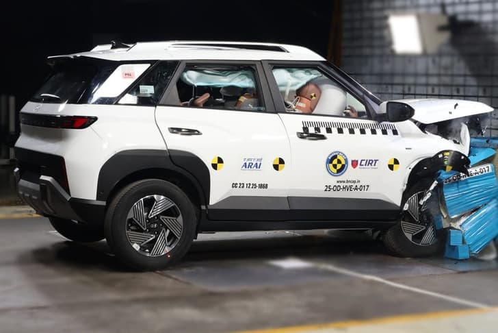 Hyundai Venue scores 5 star Bharat NCAP safety rating