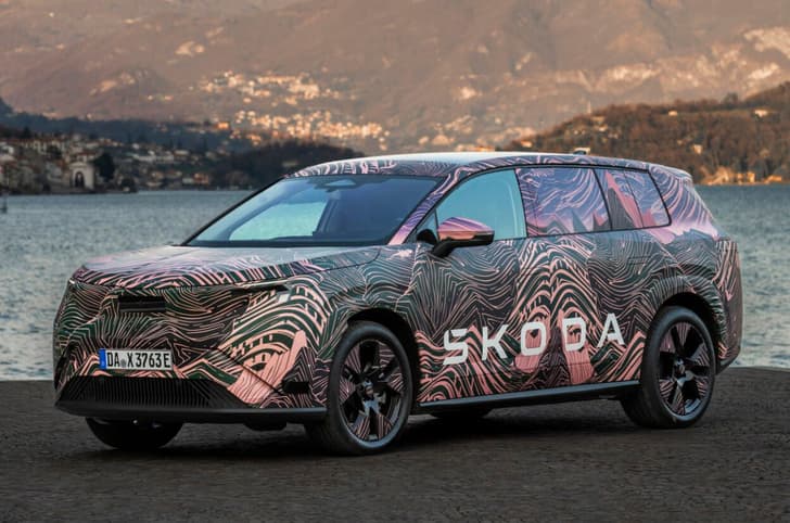 Skoda Peaq front three-quarter