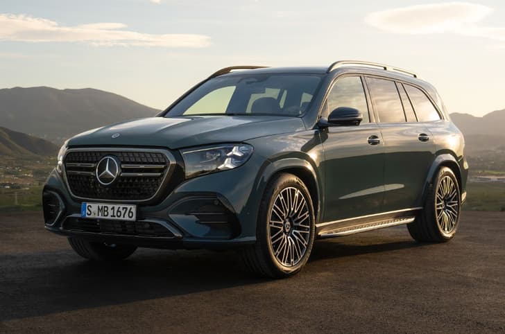 2026 Mercedes-Benz GLS front three-quarter