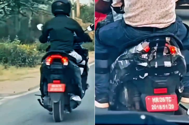 Suzuki Burgman new generation spotted testing again