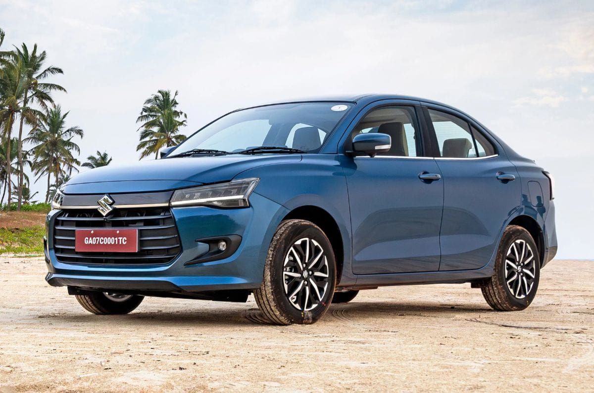 Maruti Dzire front third