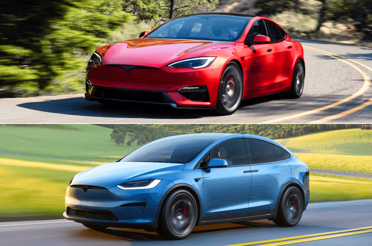 Tesla Model S and Model X