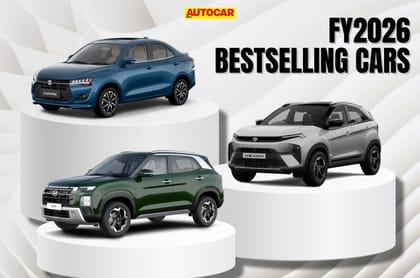 Top 10 bestselling cars in FY2026