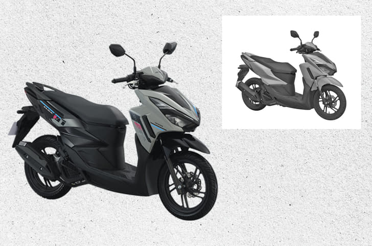 Click 125 side by side with patent design filing