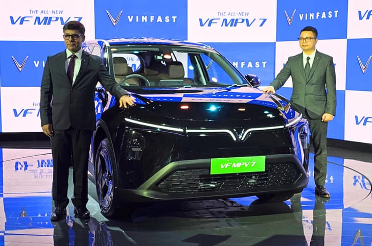 Vinfast launches VF MPV 7 in India Vinfast launches VF MPV 7 in India