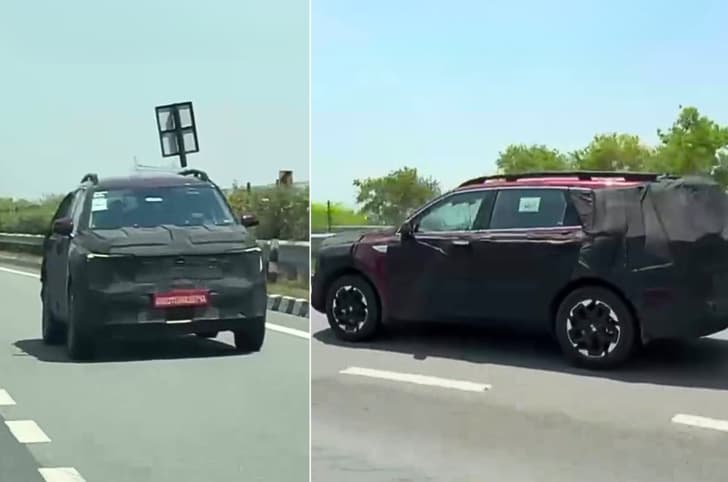 Kia Sorento spied exterior