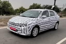 2026 Maruti Baleno facelift spied with a new fascia design