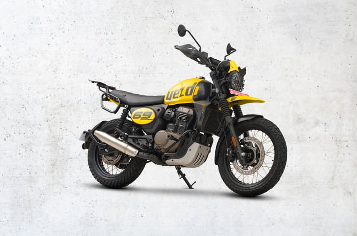 Updated Yezdi Scrambler studio image