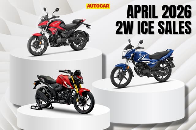 Scooter and bike sales down month-on-month in April 2026