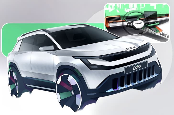 Skoda Epiq EV to debut internationally on May 19 Skoda Epiq EV front quarter