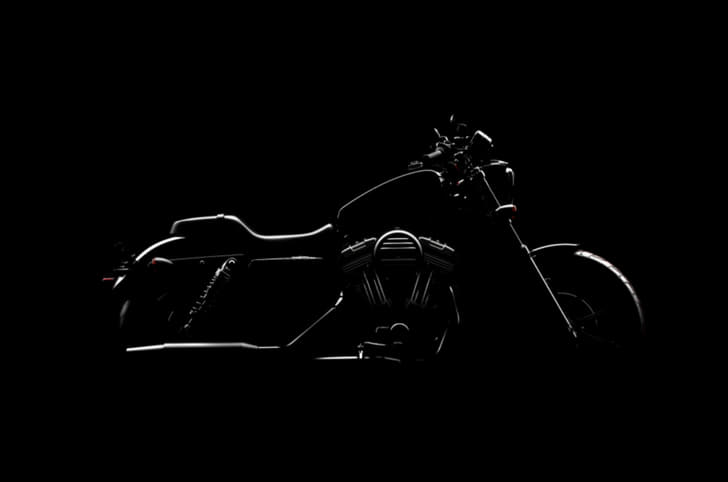 Harley-Davidson Sportster 883 silhouette 
