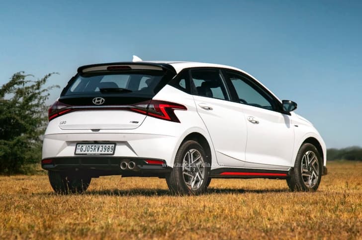 Hyundai i20 N Line rear quarter static Hyundai i20 N Line rear quarter static