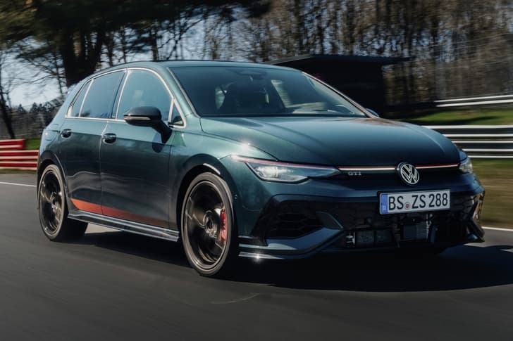 Golf GTI Edition 50 front quarter tracking 