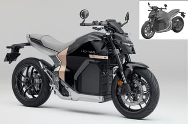 Honda WN7 electric bike design patented in India