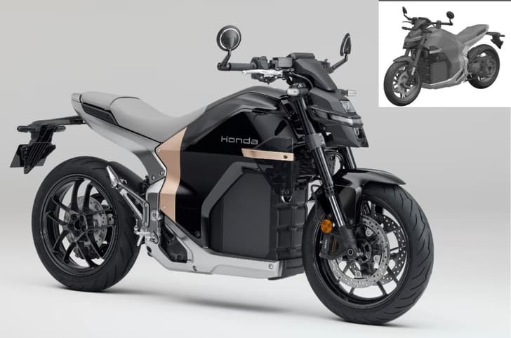 Honda WN7 electric bike design patented in India