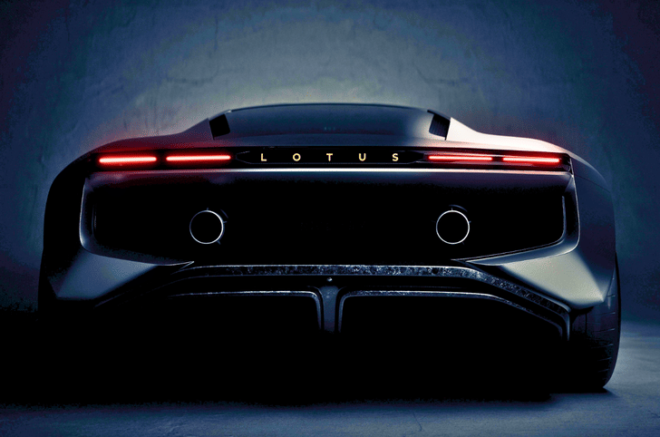 Lotus hybrid V8 supercar
