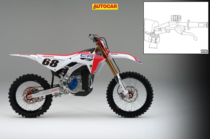 Honda patent hints at simulated clutch, haptic feedback for electric MX bikes