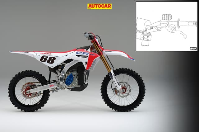 Honda patent hints at simulated clutch, haptic feedback for electric MX bikes