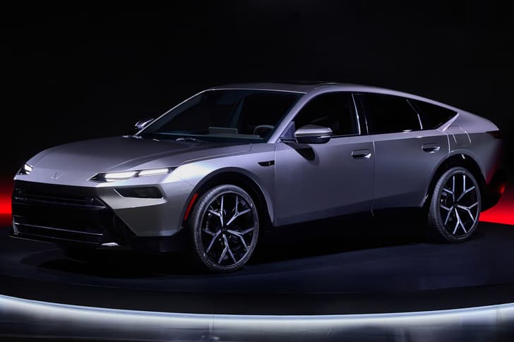 Honda hybrid sedan prototype front quarter static Honda hybrid sedan prototype front quarter static