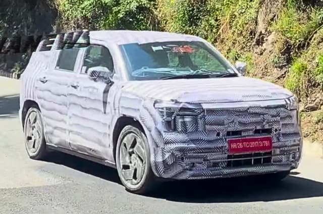 New Maruti three-row EV spied testing 