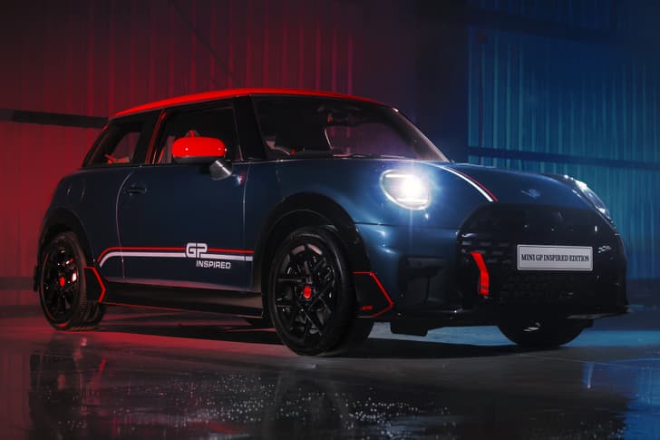 Mini Cooper S GP Inspired Edition front quarter static Mini Cooper S GP Inspired Edition front quarter static
