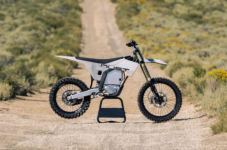 Dust Moto electric bike side profile