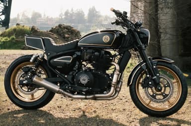 Royal Enfield Shotgun 650-based custom motorcycle unveiled
