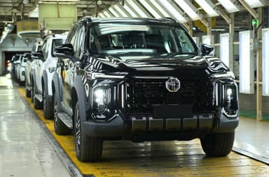MG starts production of the Majestor SUV