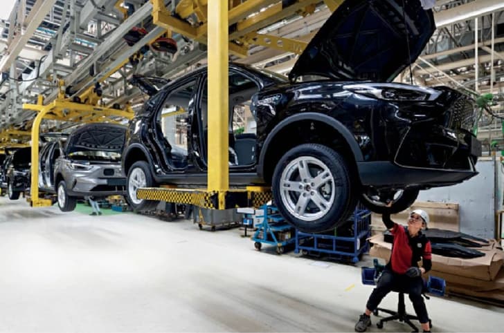 MG Astor production line in Halol