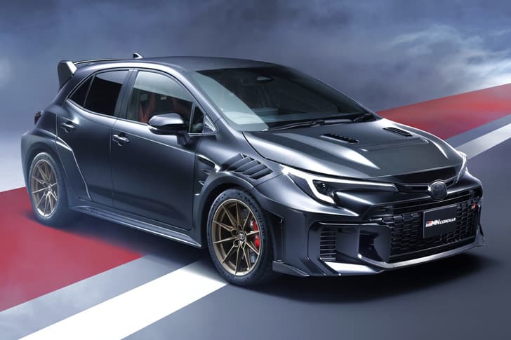 toyota grmn corolla in studio