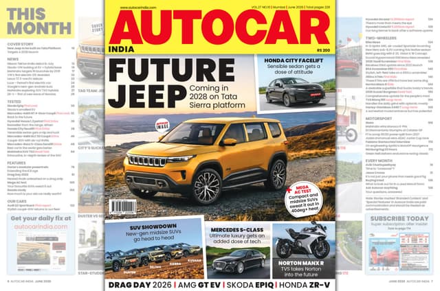 Midsize SUV comparo, New Jeep on Tata platform and more: Autocar India June 2026