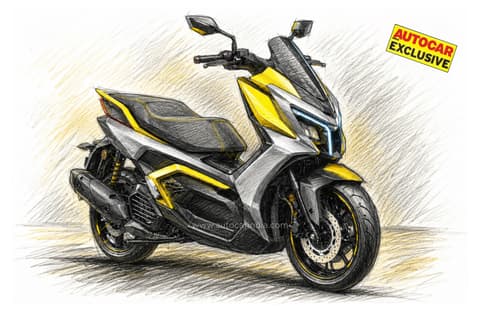 New TVS 160cc maxi scooter under development