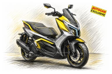 New TVS 160cc maxi scooter under development