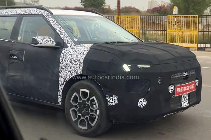 Hyundai Bayon-based SUV spied in India Hyundai Bayon-based SUV front design
