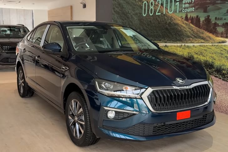 Skoda Slavia front quarter static Skoda Slavia front quarter static