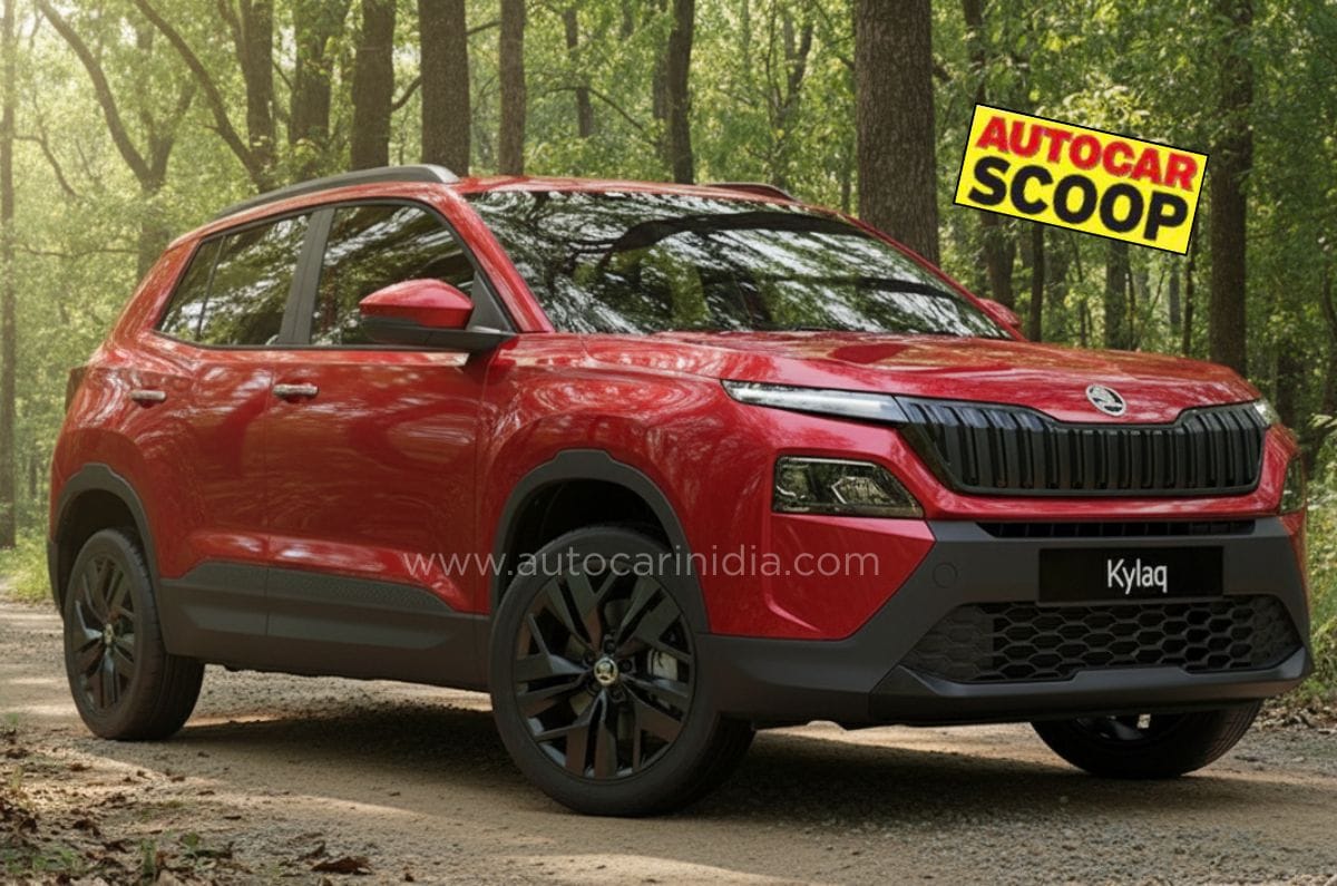 Skoda Kylaq Sportline front quarter static