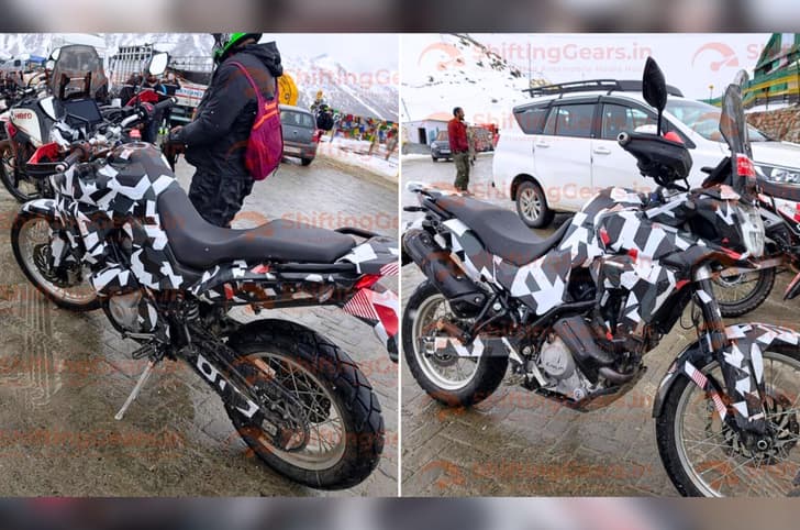 Hero Xpulse 421 front and rear side static spy images