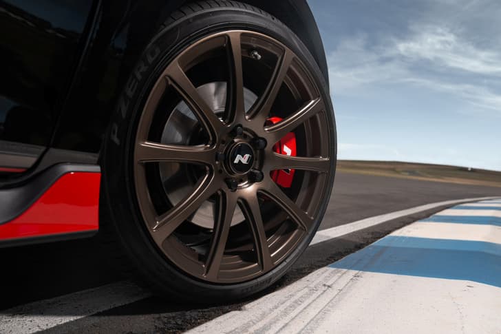Hyundai i20 N Shadow Edition alloy wheels