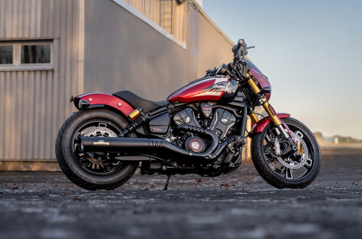 Indian Motorcycle with Dr. Jekill & Mr. Hyde