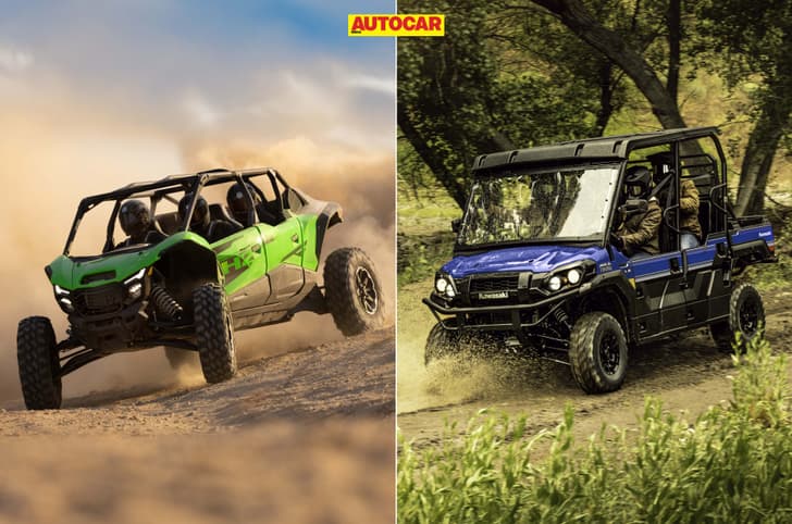 Kawasaki Side-by-Side Vehicles Launched Collage Image